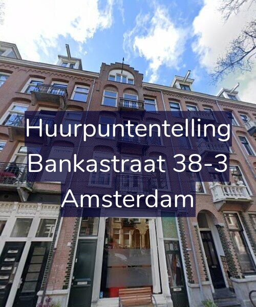Foto gevel Huurpuntentelling voor Bankastraat 38-3, Amsterdam