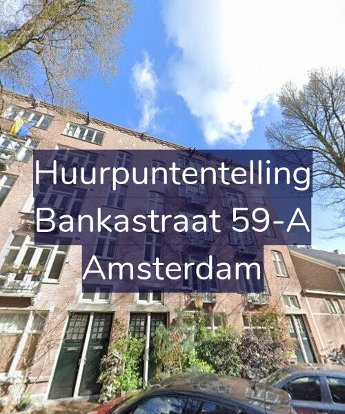 Foto gevel Huurpuntentelling voor Bankastraat 59-A, Amsterdam