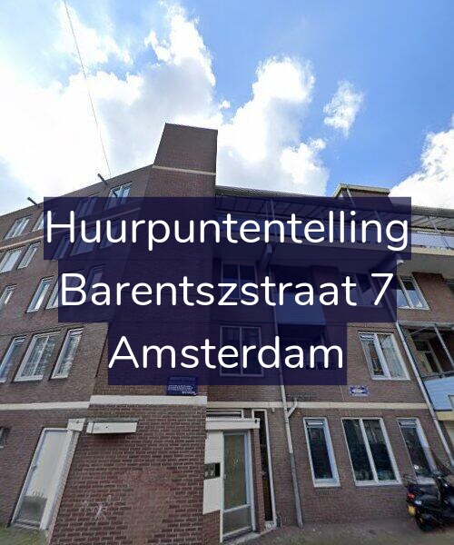 Foto gevel Huurpuntentelling voor Barentszstraat 7, Amsterdam