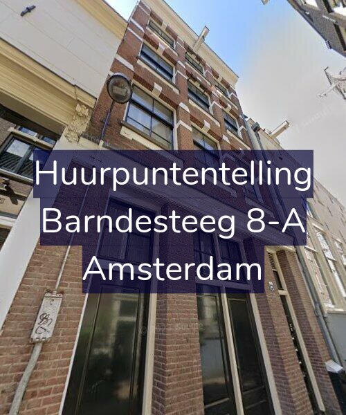 Foto gevel Huurpuntentelling voor Barndesteeg 8-A, Amsterdam