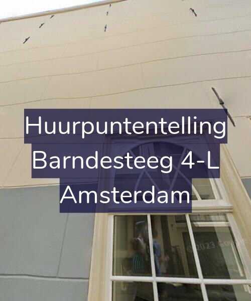 Foto gevel Huurpuntentelling voor Barndesteeg 4-L, Amsterdam
