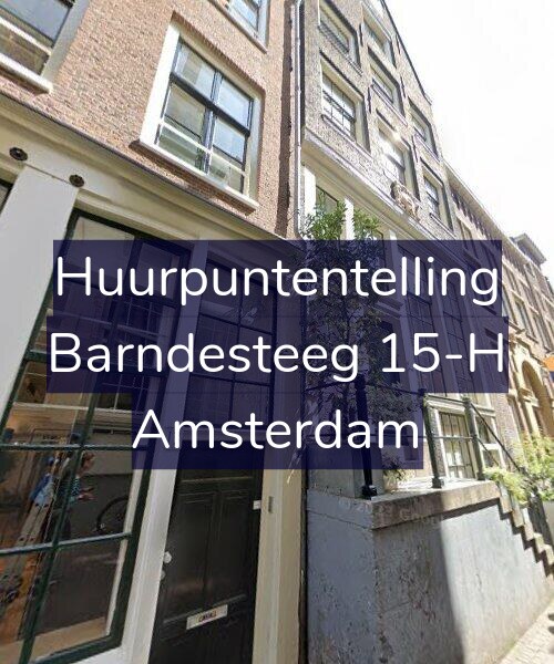Foto gevel Huurpuntentelling voor Barndesteeg 15-H, Amsterdam