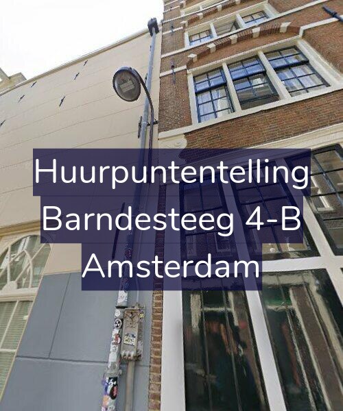 Foto gevel Huurpuntentelling voor Barndesteeg 4-B, Amsterdam