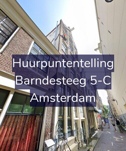 Foto gevel Huurpuntentelling voor Barndesteeg 5-C, Amsterdam
