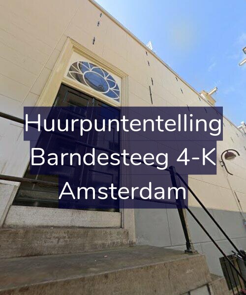 Foto gevel Huurpuntentelling voor Barndesteeg 4-K, Amsterdam