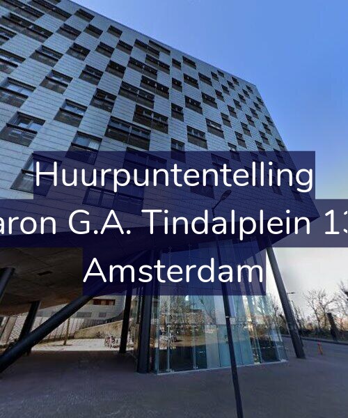 Foto gevel Huurpuntentelling voor Baron G.A. Tindalplein 133, Amsterdam
