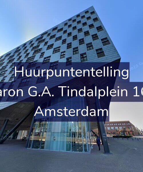 Foto gevel Huurpuntentelling voor Baron G.A. Tindalplein 169, Amsterdam