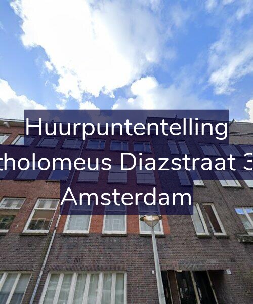 Foto gevel Huurpuntentelling voor Bartholomeus Diazstraat 35-2, Amsterdam