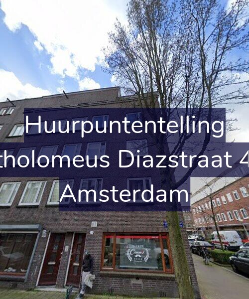 Foto gevel Huurpuntentelling voor Bartholomeus Diazstraat 41-2, Amsterdam