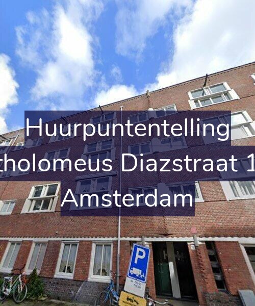 Foto gevel Huurpuntentelling voor Bartholomeus Diazstraat 14-1, Amsterdam