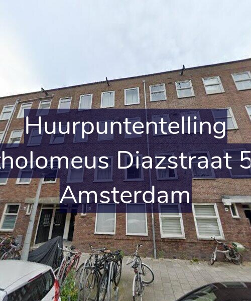 Foto gevel Huurpuntentelling voor Bartholomeus Diazstraat 52-H, Amsterdam