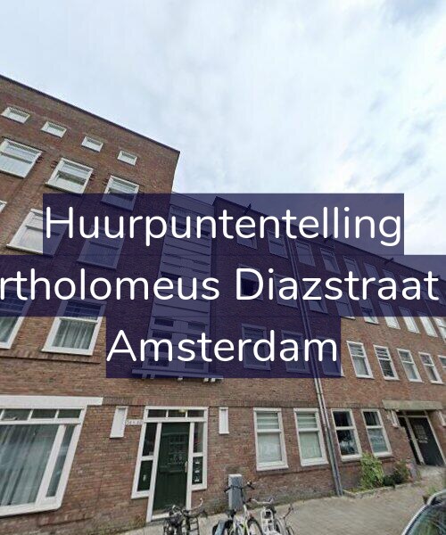 Foto gevel Huurpuntentelling voor Bartholomeus Diazstraat 56, Amsterdam