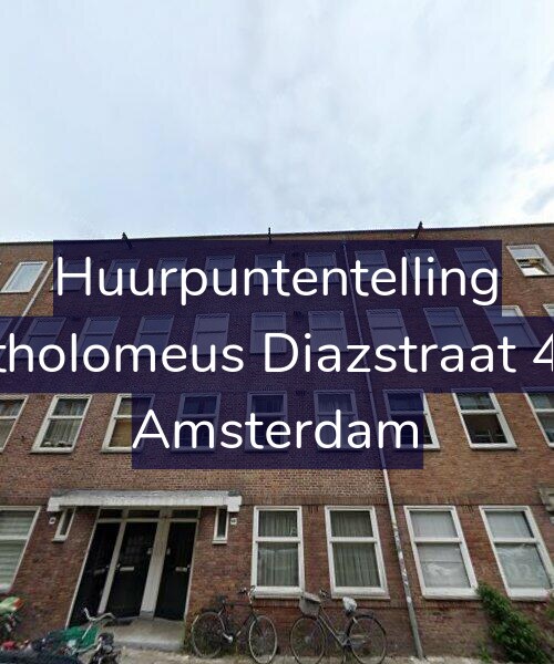 Foto gevel Huurpuntentelling voor Bartholomeus Diazstraat 48-1, Amsterdam