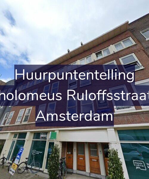 Foto gevel Huurpuntentelling voor Bartholomeus Ruloffsstraat 9-1, Amsterdam