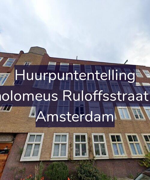Foto gevel Huurpuntentelling voor Bartholomeus Ruloffsstraat 17-2, Amsterdam