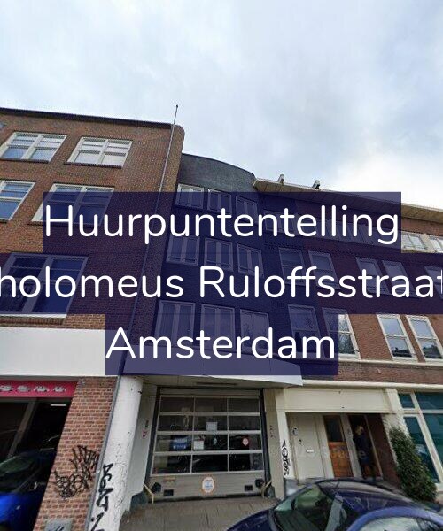 Foto gevel Huurpuntentelling voor Bartholomeus Ruloffsstraat 5-2, Amsterdam