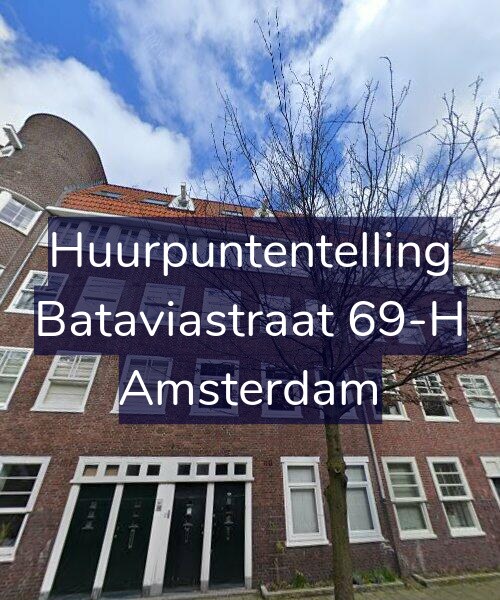 Foto gevel Huurpuntentelling voor Bataviastraat 69-H, Amsterdam