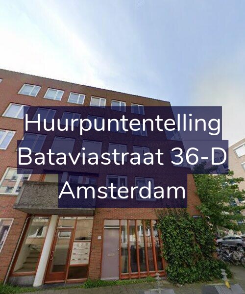 Foto gevel Huurpuntentelling voor Bataviastraat 36-D, Amsterdam