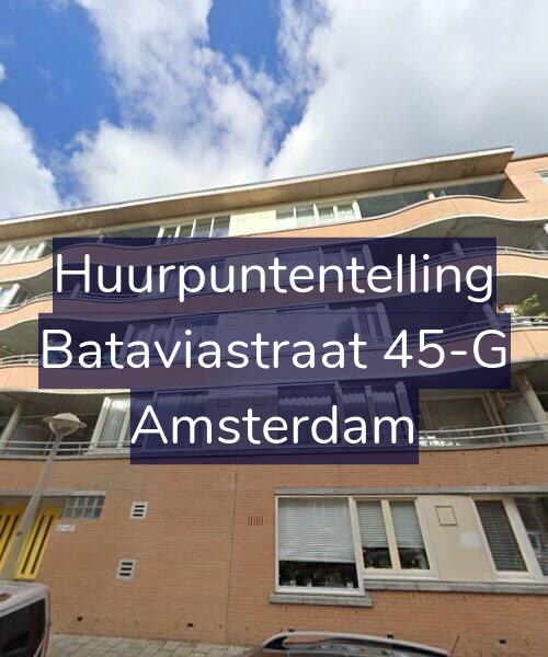 Foto gevel Huurpuntentelling voor Bataviastraat 45-G, Amsterdam