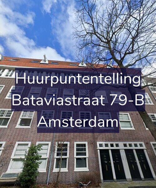 Foto gevel Huurpuntentelling voor Bataviastraat 79-B, Amsterdam