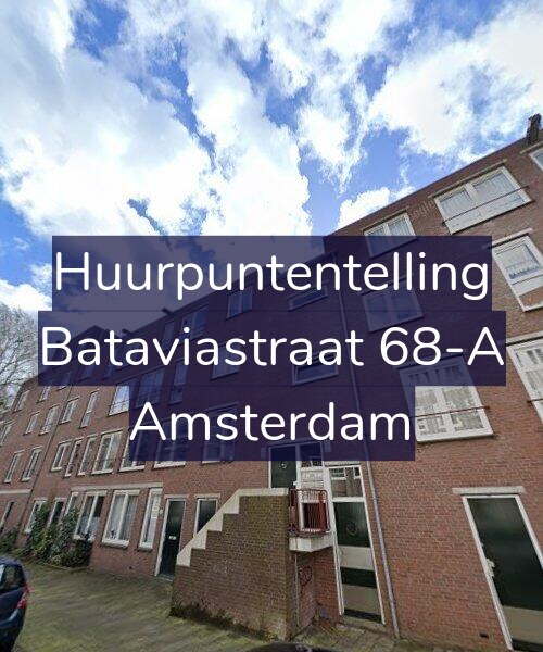 Foto gevel Huurpuntentelling voor Bataviastraat 68-A, Amsterdam