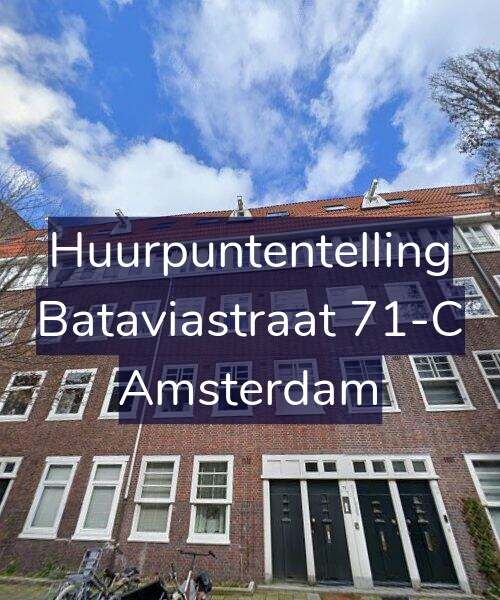 Foto gevel Huurpuntentelling voor Bataviastraat 71-C, Amsterdam