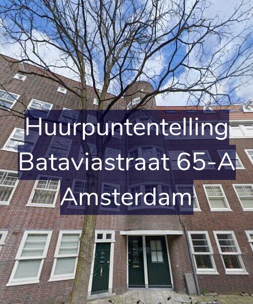 Foto gevel Huurpuntentelling voor Bataviastraat 65-A, Amsterdam