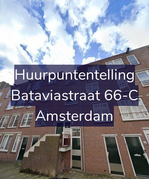 Foto gevel Huurpuntentelling voor Bataviastraat 66-C, Amsterdam