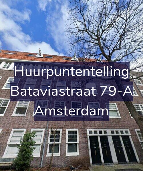 Foto gevel Huurpuntentelling voor Bataviastraat 79-A, Amsterdam