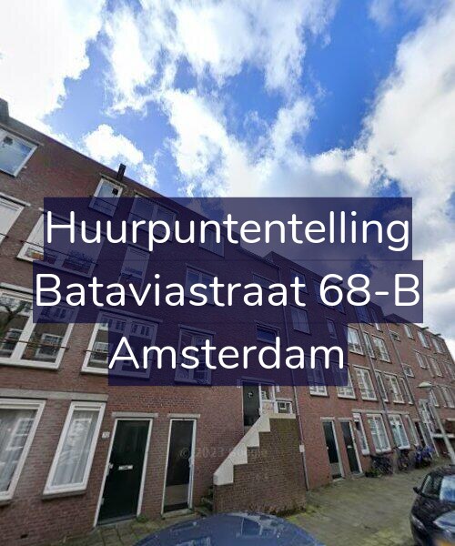 Foto gevel Huurpuntentelling voor Bataviastraat 68-B, Amsterdam