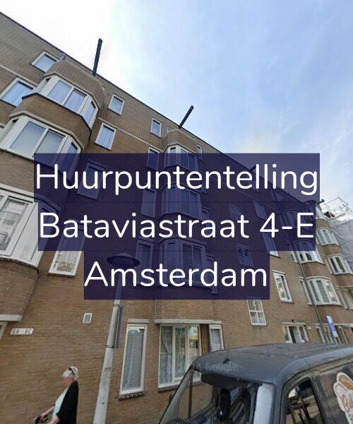 Foto gevel Huurpuntentelling voor Bataviastraat 4-E, Amsterdam