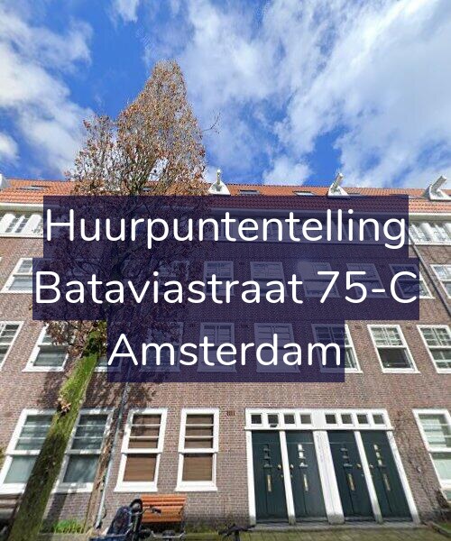 Foto gevel Huurpuntentelling voor Bataviastraat 75-C, Amsterdam