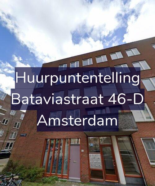 Foto gevel Huurpuntentelling voor Bataviastraat 46-D, Amsterdam
