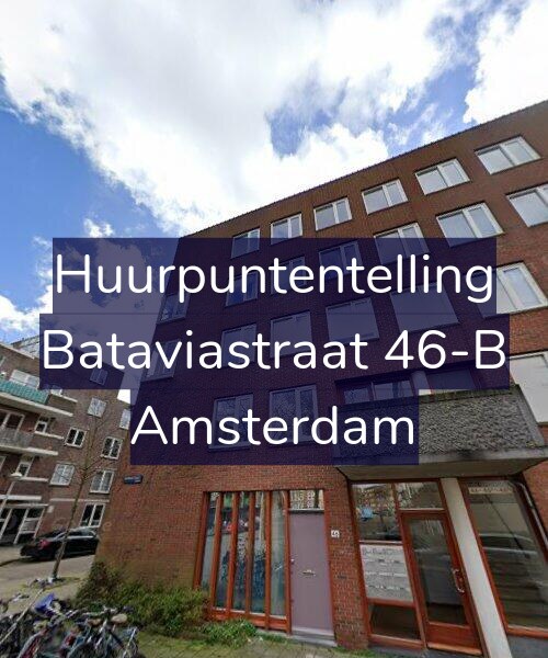 Foto gevel Huurpuntentelling voor Bataviastraat 46-B, Amsterdam