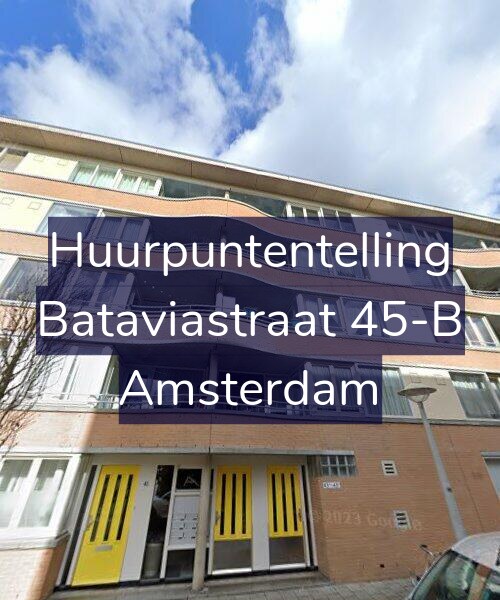 Foto gevel Huurpuntentelling voor Bataviastraat 45-B, Amsterdam