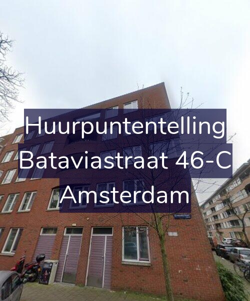 Foto gevel Huurpuntentelling voor Bataviastraat 46-C, Amsterdam