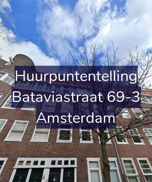 Foto gevel Huurpuntentelling voor Bataviastraat 69-3, Amsterdam