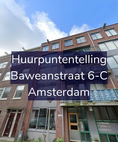 Foto gevel Huurpuntentelling voor Baweanstraat 6-C, Amsterdam