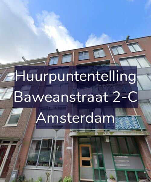 Foto gevel Huurpuntentelling voor Baweanstraat 2-C, Amsterdam