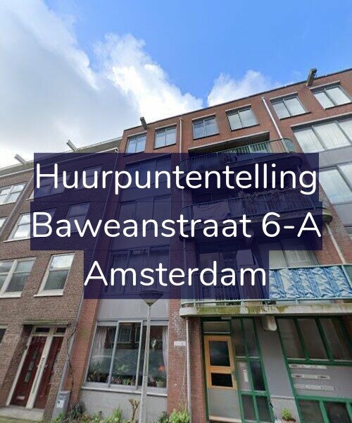 Foto gevel Huurpuntentelling voor Baweanstraat 6-A, Amsterdam