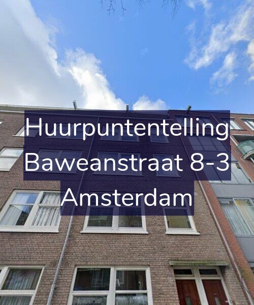 Foto gevel Huurpuntentelling voor Baweanstraat 8-3, Amsterdam