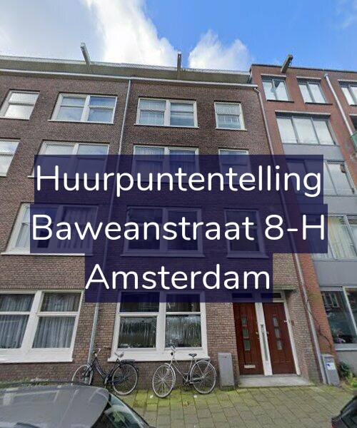 Foto gevel Huurpuntentelling voor Baweanstraat 8-H, Amsterdam