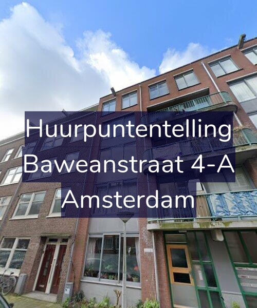 Foto gevel Huurpuntentelling voor Baweanstraat 4-A, Amsterdam
