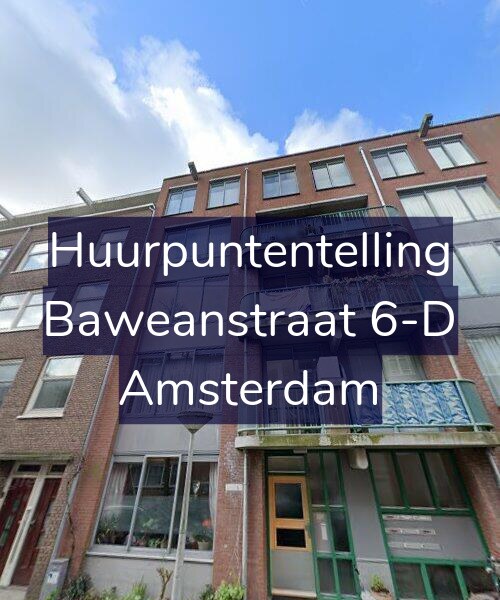 Foto gevel Huurpuntentelling voor Baweanstraat 6-D, Amsterdam