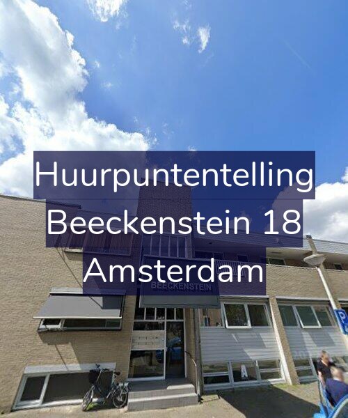 Foto gevel Huurpuntentelling voor Beeckenstein 18, Amsterdam