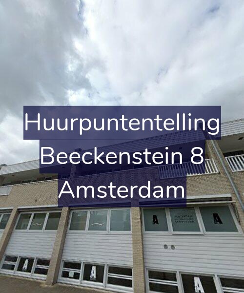Foto gevel Huurpuntentelling voor Beeckenstein 8, Amsterdam
