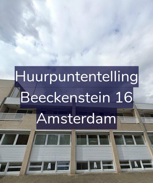 Foto gevel Huurpuntentelling voor Beeckenstein 16, Amsterdam