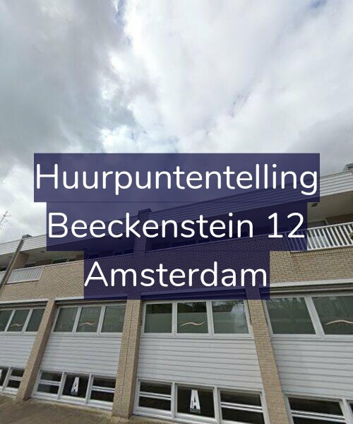 Foto gevel Huurpuntentelling voor Beeckenstein 12, Amsterdam