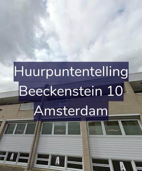 Foto gevel Huurpuntentelling voor Beeckenstein 10, Amsterdam