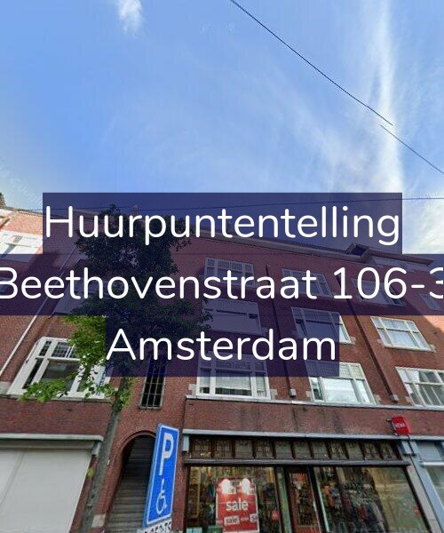 Foto gevel Huurpuntentelling voor Beethovenstraat 106-3, Amsterdam